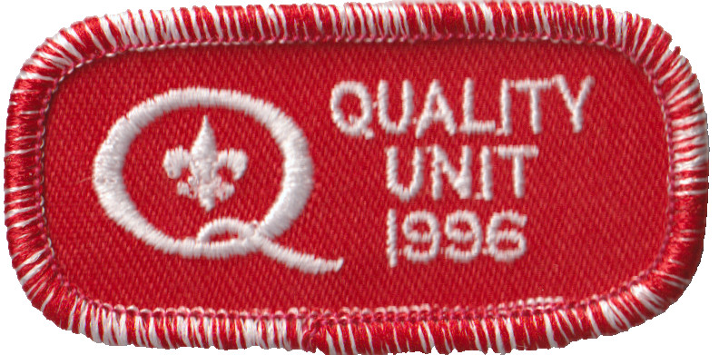 1996 Quality Unit Red Patch Yellow Bdr (AR2190)