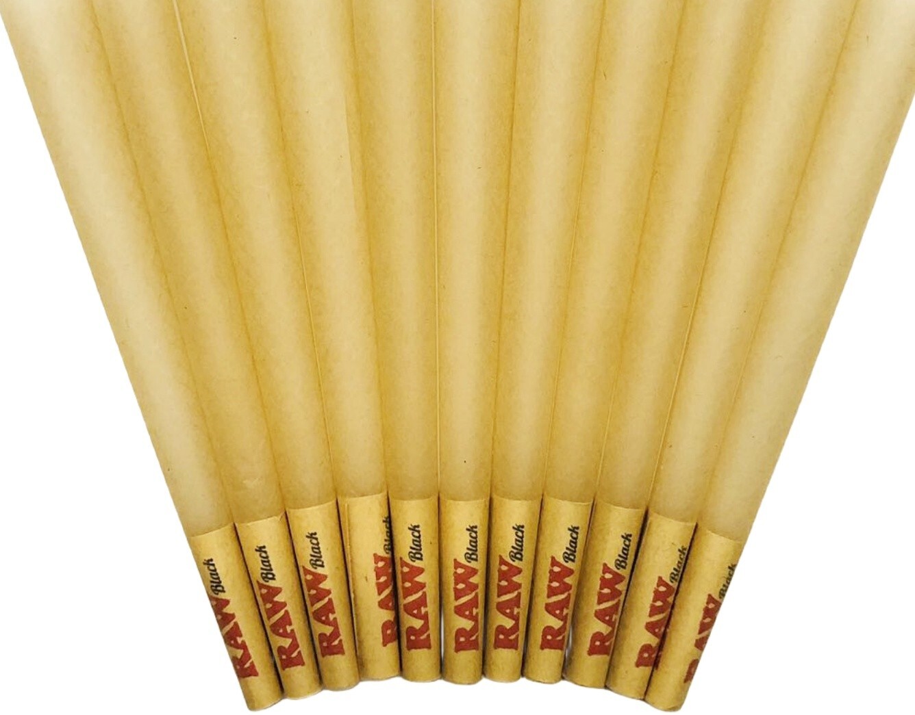 Authentic RAW Black King Size Pre-Rolled Cones 200 Pack 🌟 RAW Storage Tin