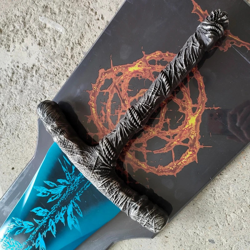 48 Inch All Metal Dark Moon Greatsword Carian Ranni’s Moonlight Blue Cosplay Swo