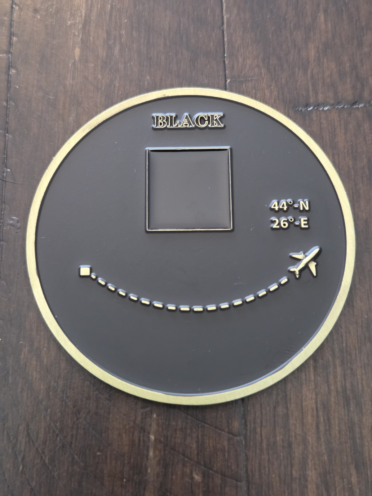Huge! RARE! CIA Detention Site BLACK – Bucharest, Romania – I.C. Challenge Coin