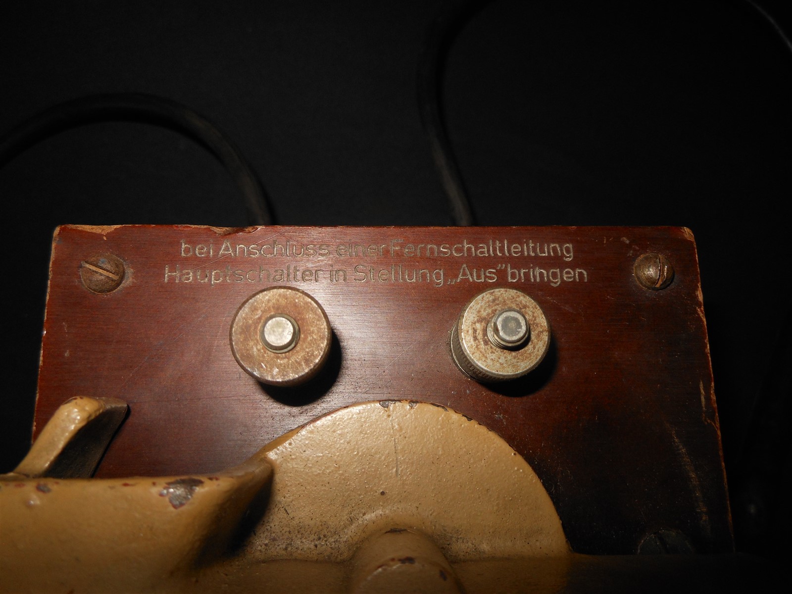 WW2 German Wehrmacht – BATTERY CONNECTION BOX – SEARCHLIGHTS RADIO FLAK – RARE!