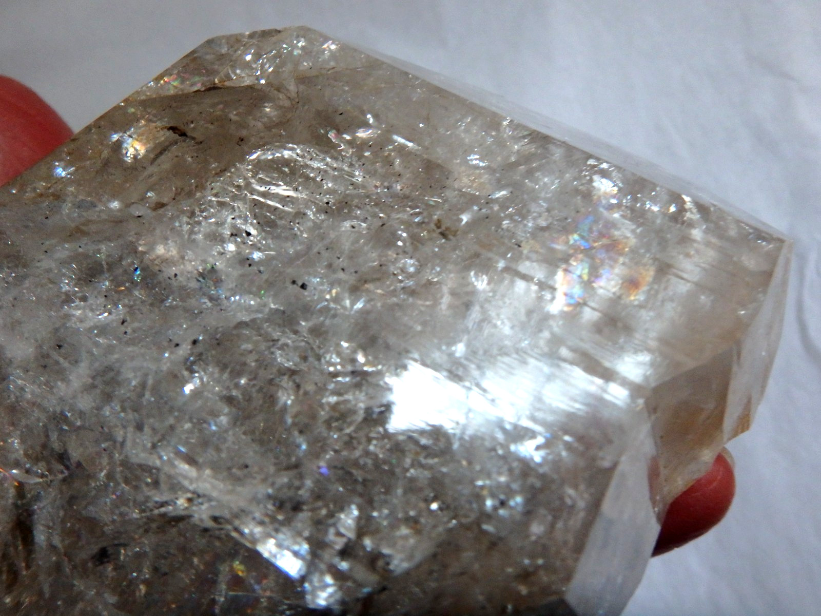 Crystal 💎 Huge Herkimer Diamond Full of Rainbows 1 pound 11 ounces Collector