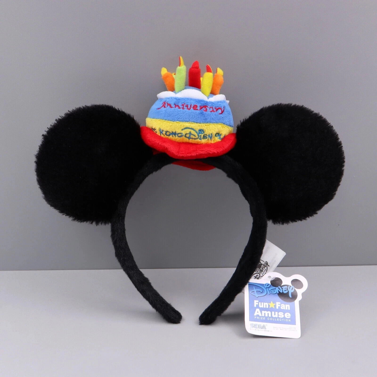 Disney Parks HAPPY BIRTHDAY MICKEY CAKE Disneyland Minnie Ears Headband