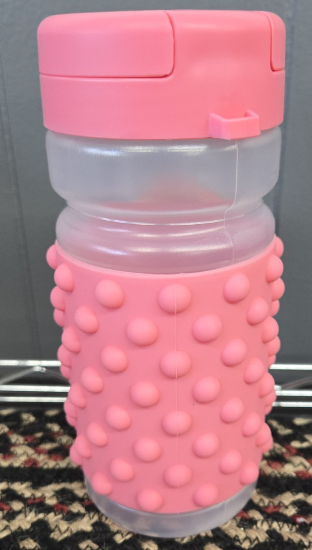 Target Sensory Water Bottle -Pink BPA free Hand Wash Only