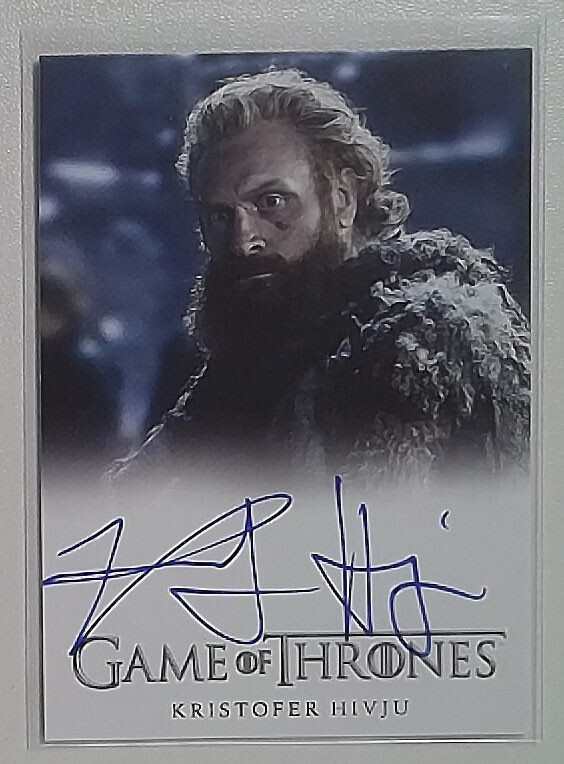 2024 Kristofer Hivju as Tormund Giantsbane: Game of Thrones: Full Bleed Auto