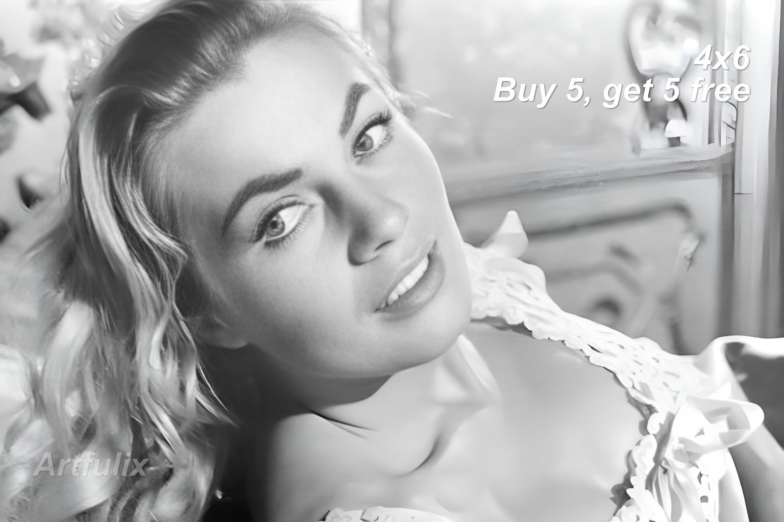 ANITA EKBERG 💚 4×6 Publicity Photo – 1950s Hollywood Actress – Film Memorabilia