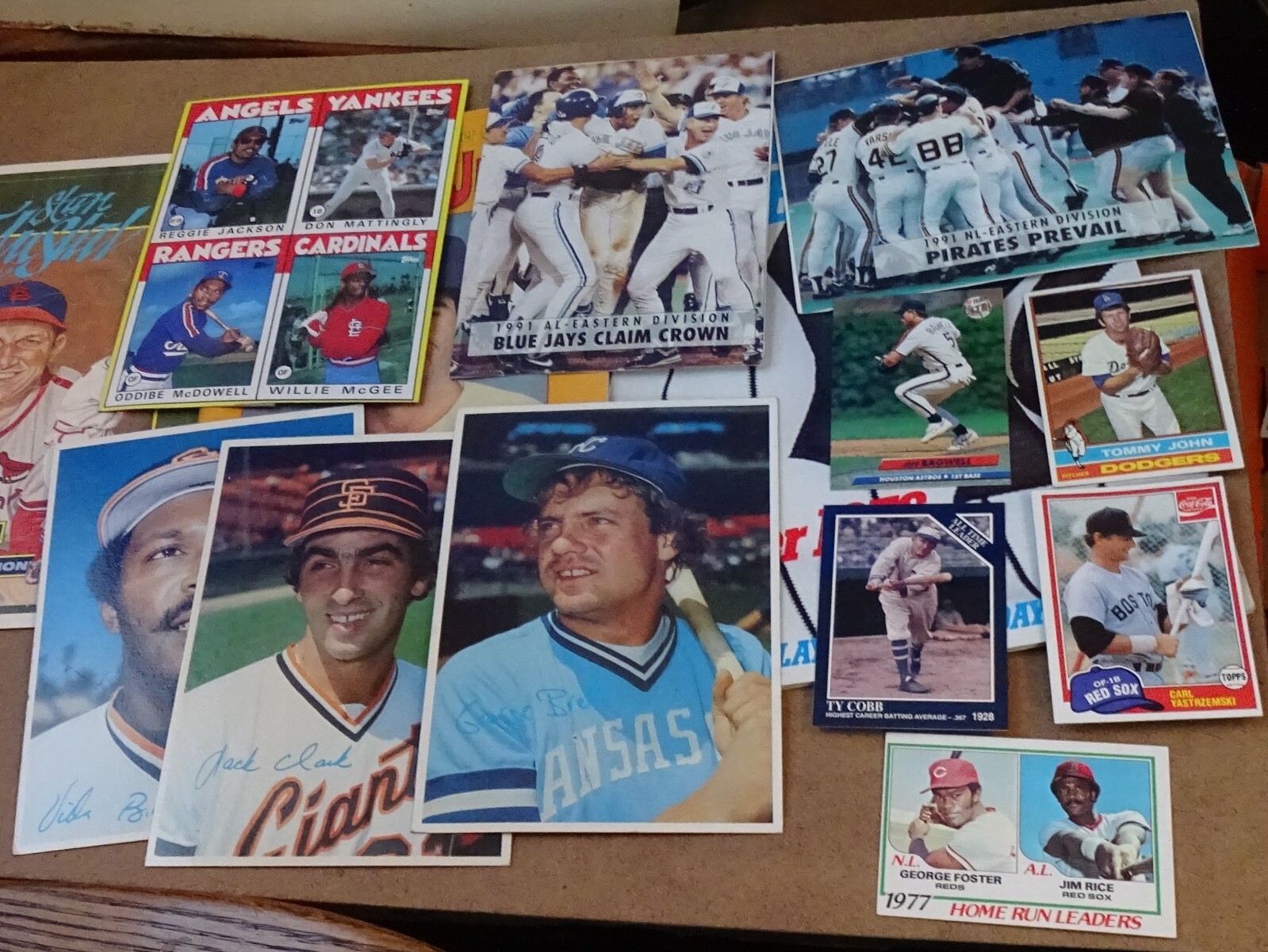 Baseball Junk from Storage – unopened stamps, 1976 Yankees Book, 1970s/89s cards