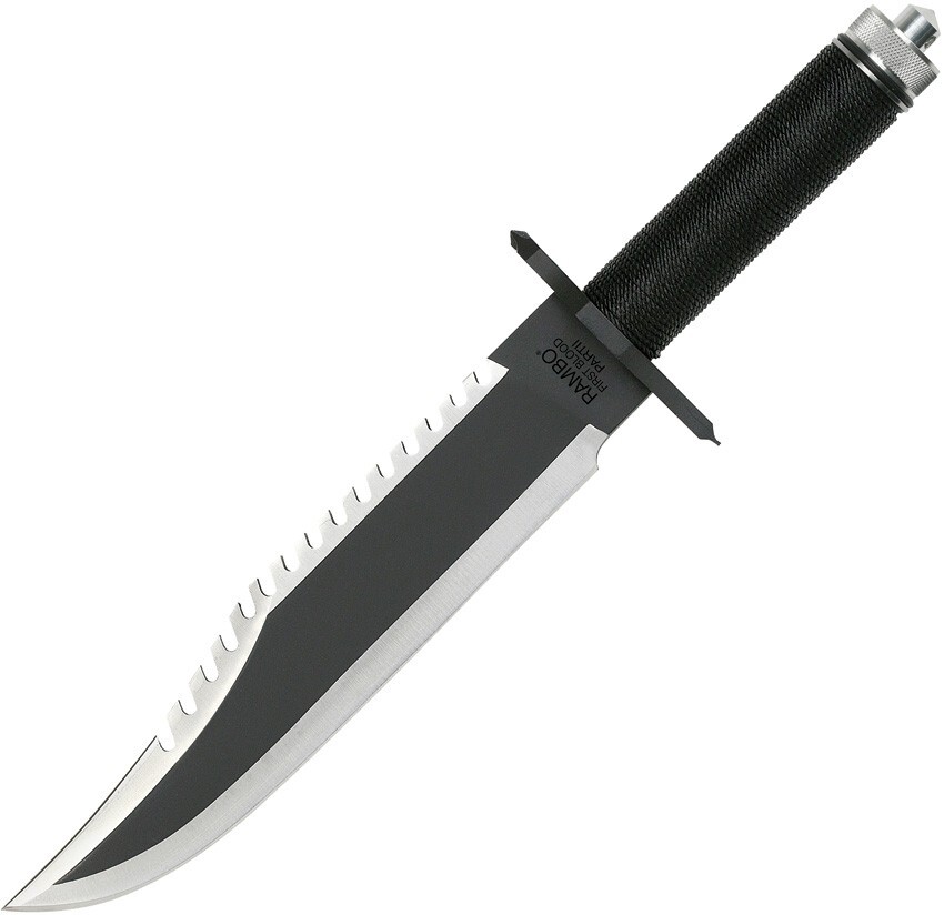 Rambo First Blood Part II Standard 10″ Stainless Steel Blade Survival Components