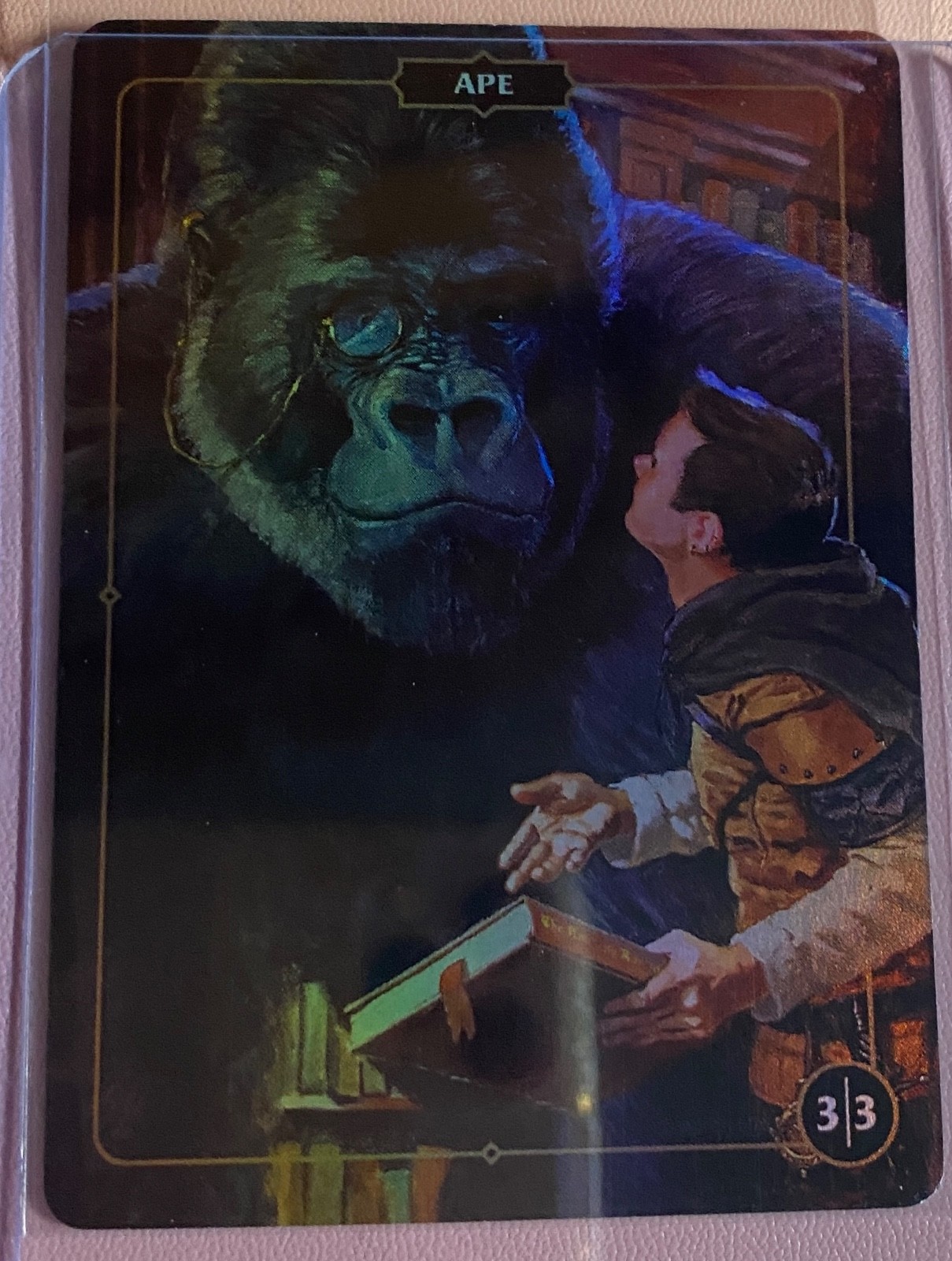 Ape 3/3 Aaron Miller Collector Token Foil Card Trading Card