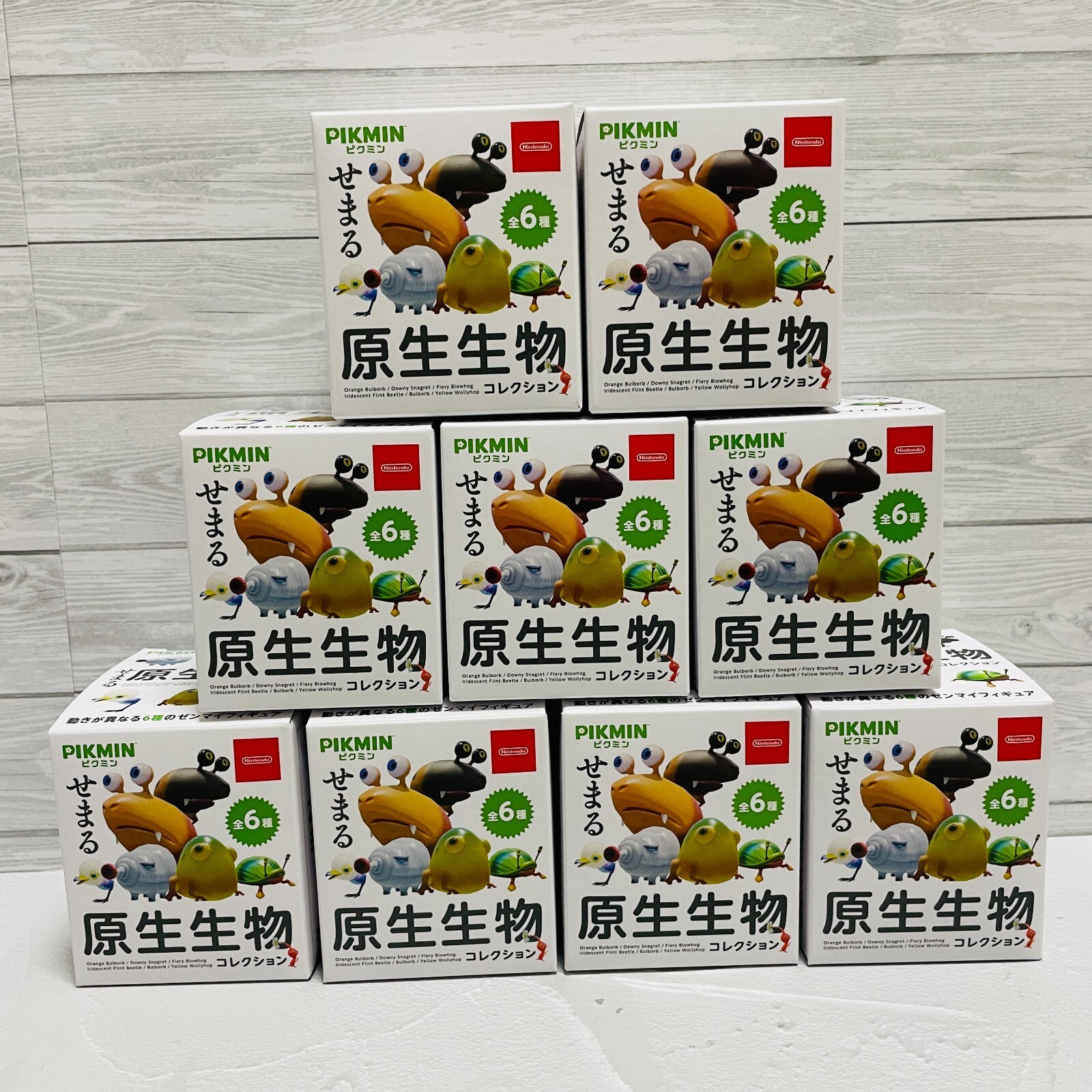 Pikmin Protists Figure Collection Complete BOX set of 6 types wind up toys New