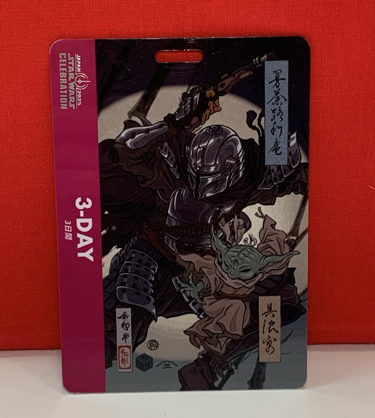 2025 Japan Star Wars Celebration Mandalorian & Grogu 3 Day Badge Entry Pass Read