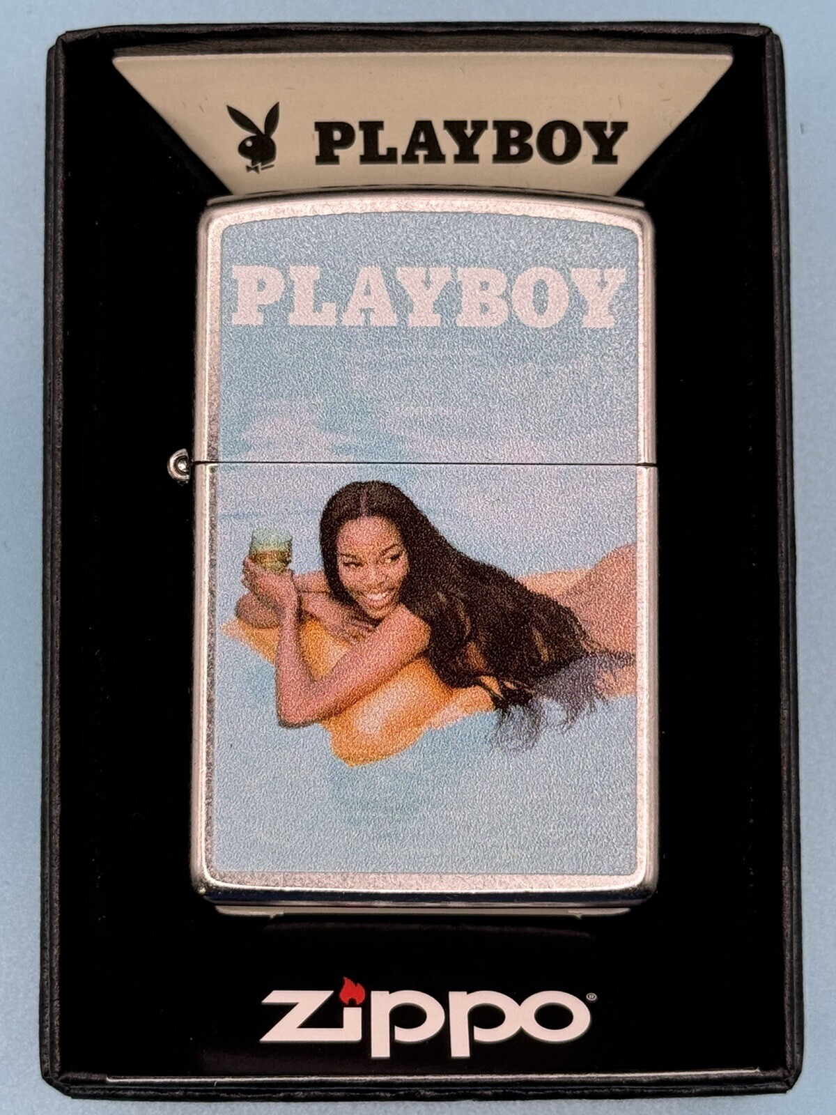 Vintage June 2016 Playboy Magazine Cover Zippo Lighter NEW Rare Pinup