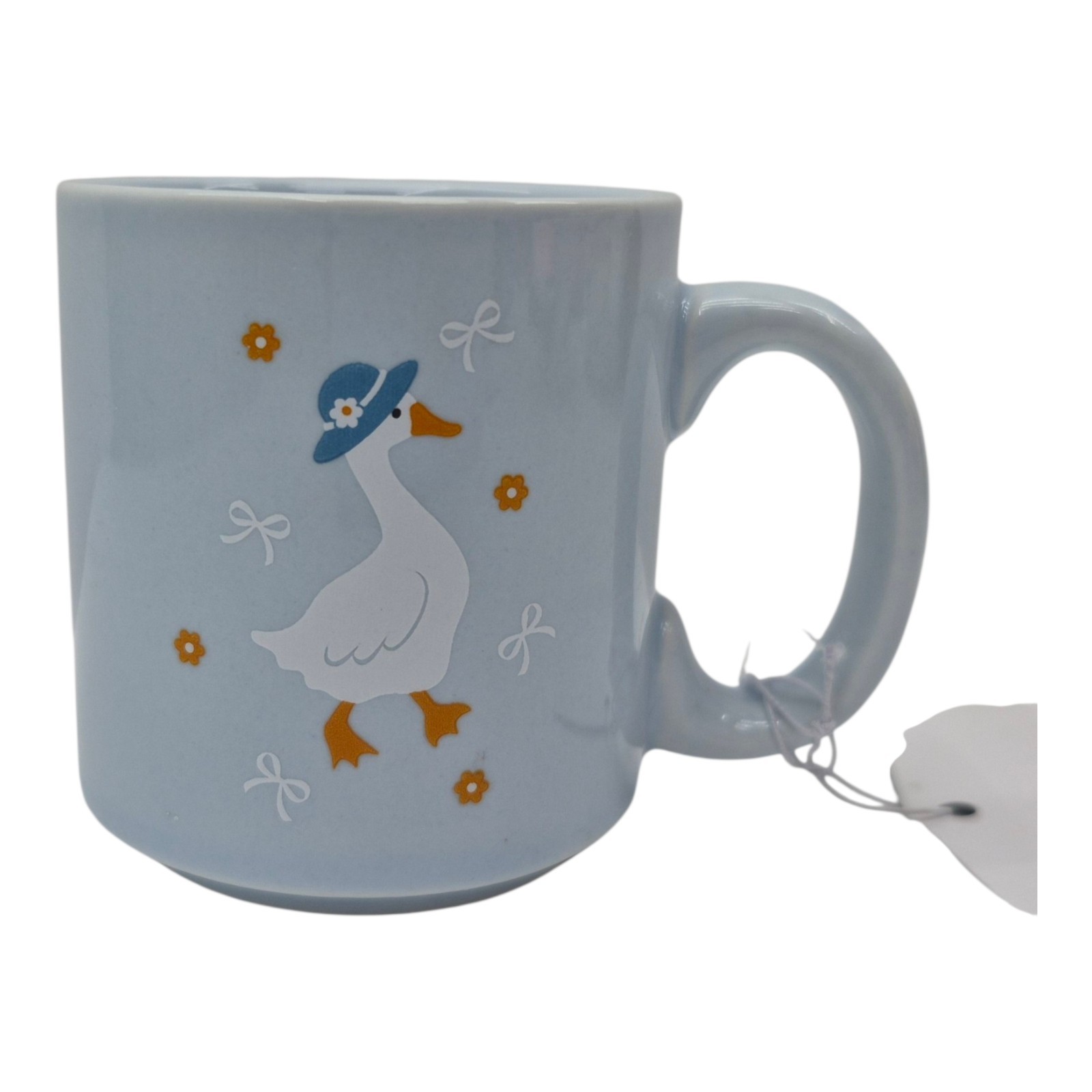 Hobby Lobby Goose Mini Mug Espresso Cup Blue 3oz Cottagecore Grandma Country