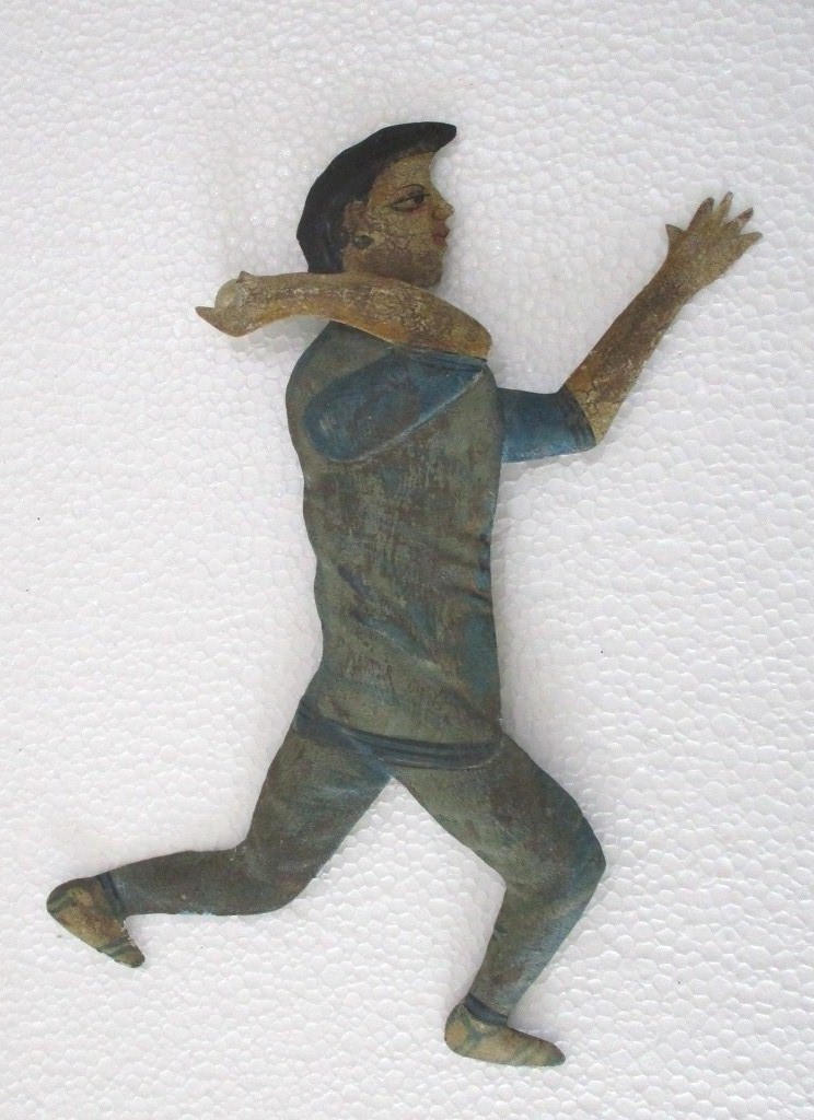 ANTIQUE VINTAGE OLD BASE BALL PLAYER WALL HANGING HOME DECORATION