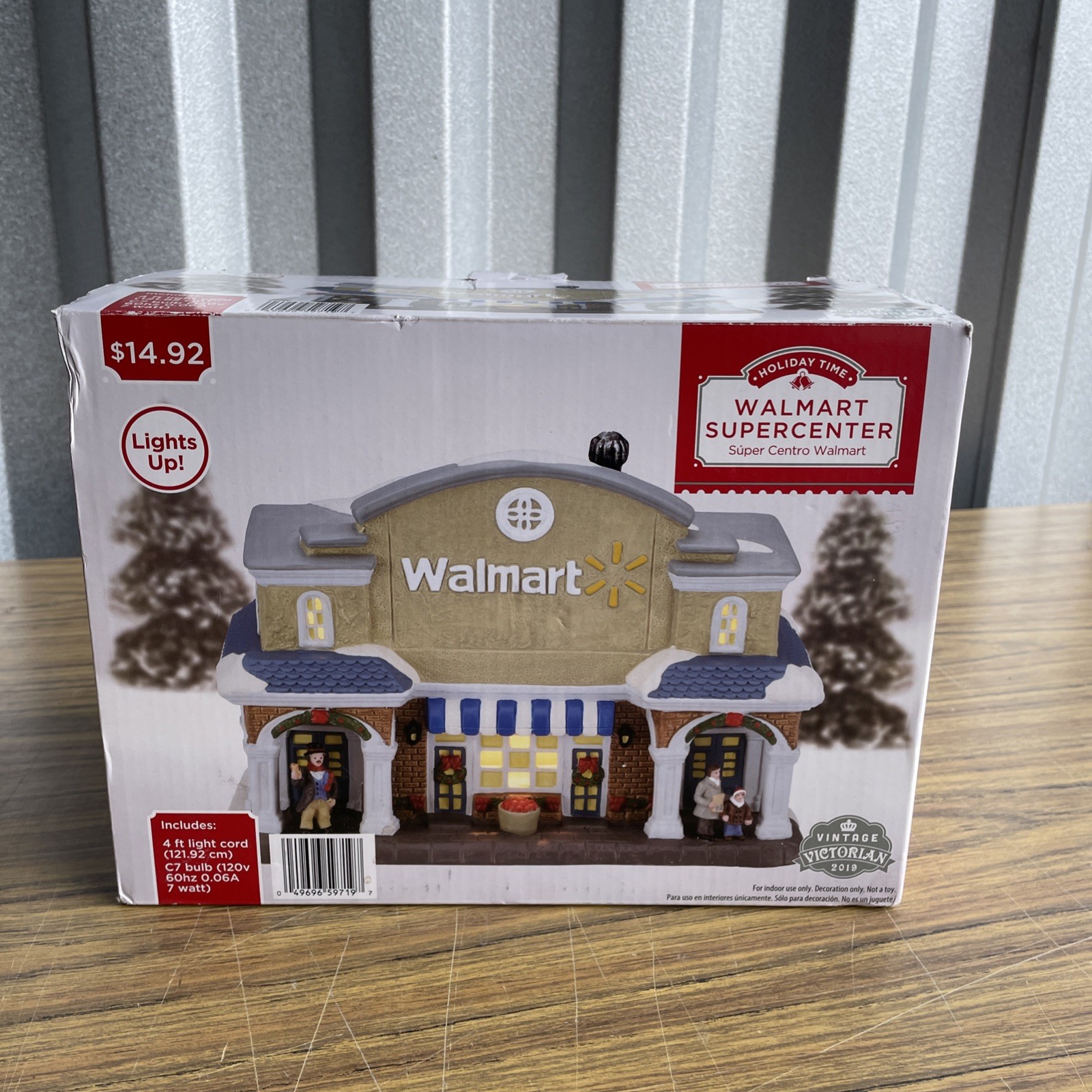 Holiday Time Walmart Supercenter 2019 Vintage Victorian IOB Tested And Works