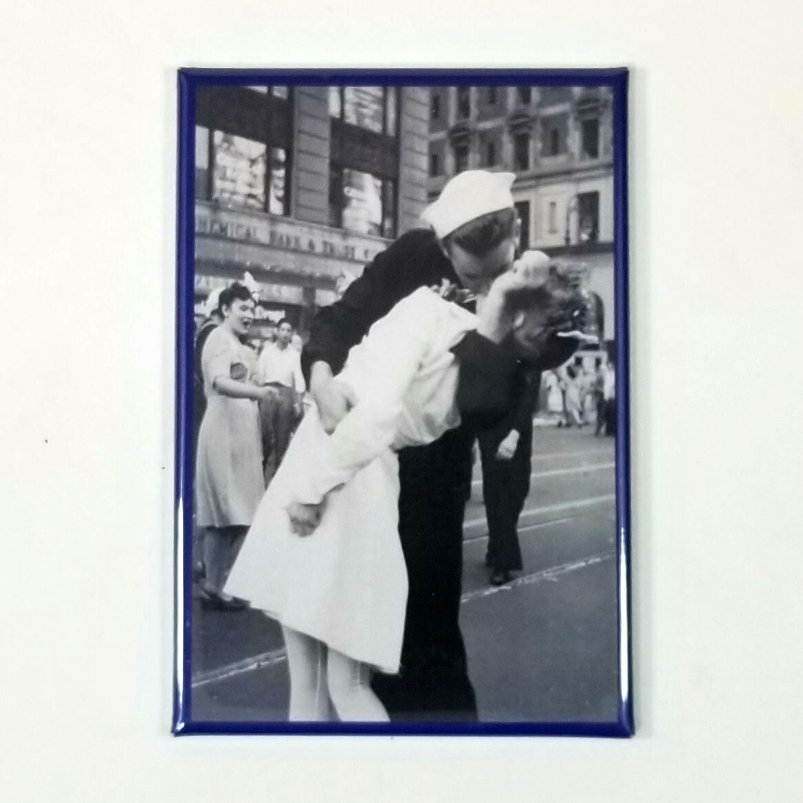 Fridge – Locker – Tool Box Magnet 2×3 Inch | WW2 WWII U.S. Navy Homecoming Kiss