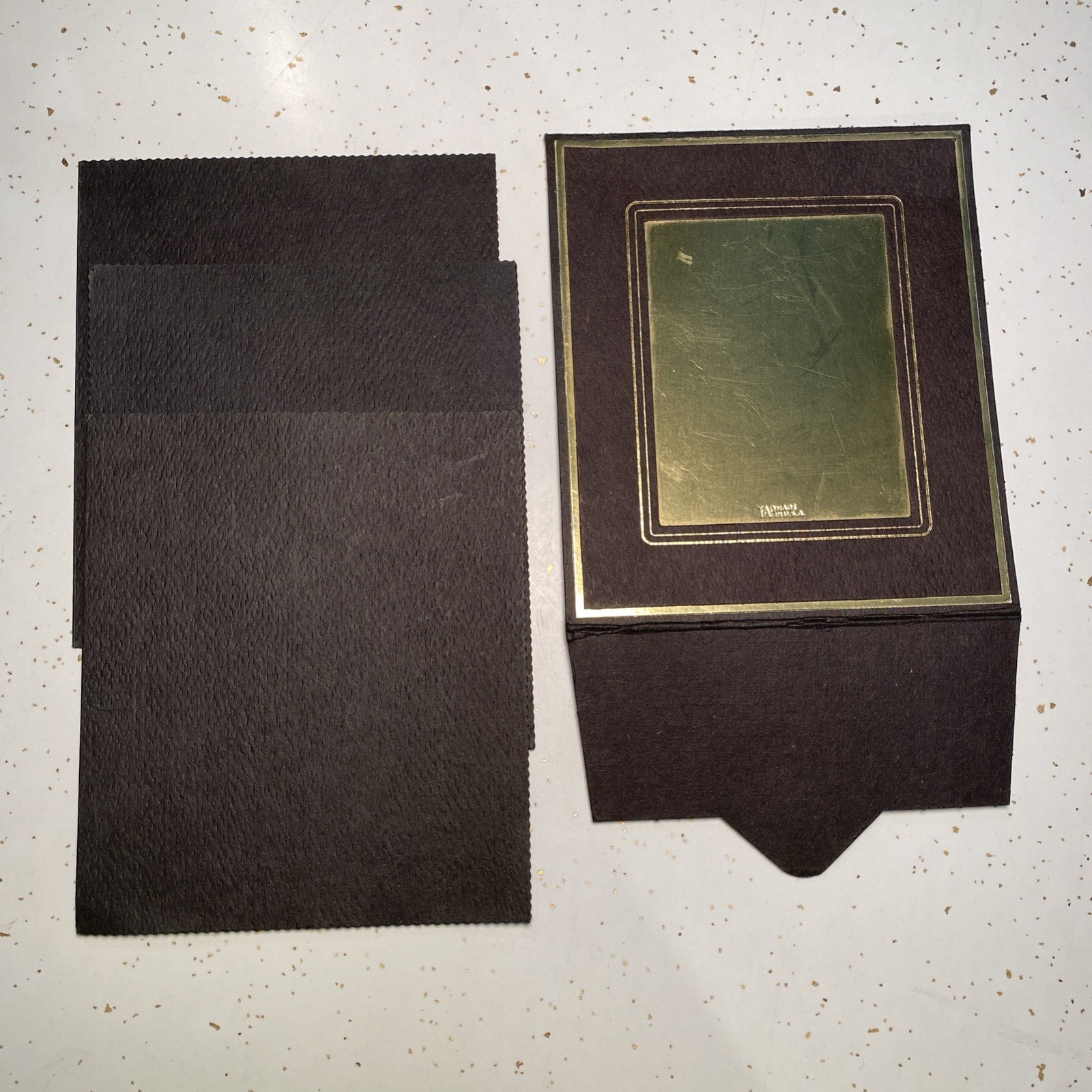 VTG Paper Card Stock Photo Frames by Tap Lot Of 4 Made In USA