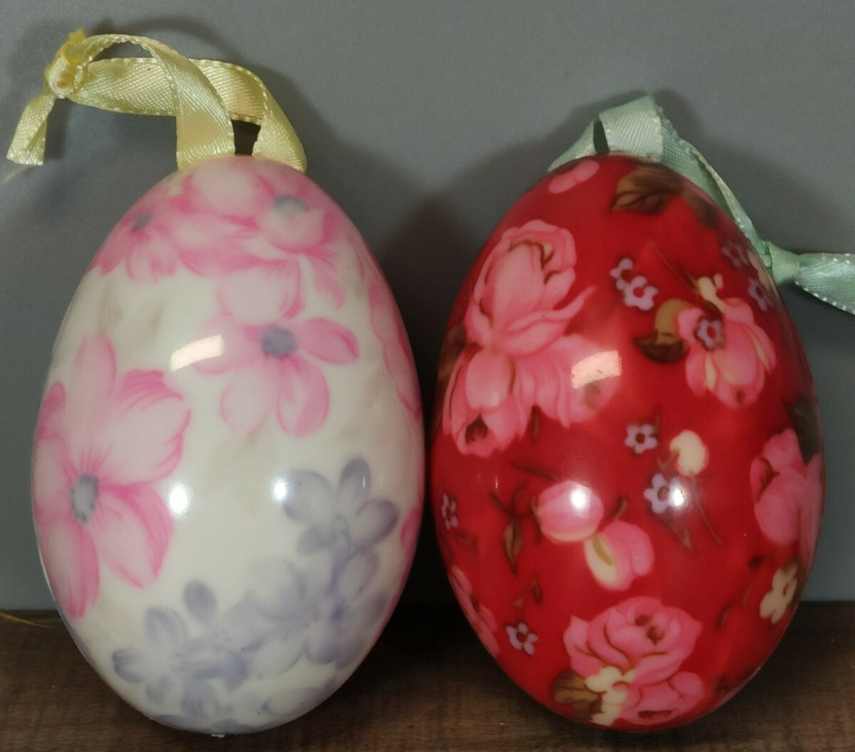 Floral Easter Egg ” Tall Christmas Ornaments Easter Decoration
