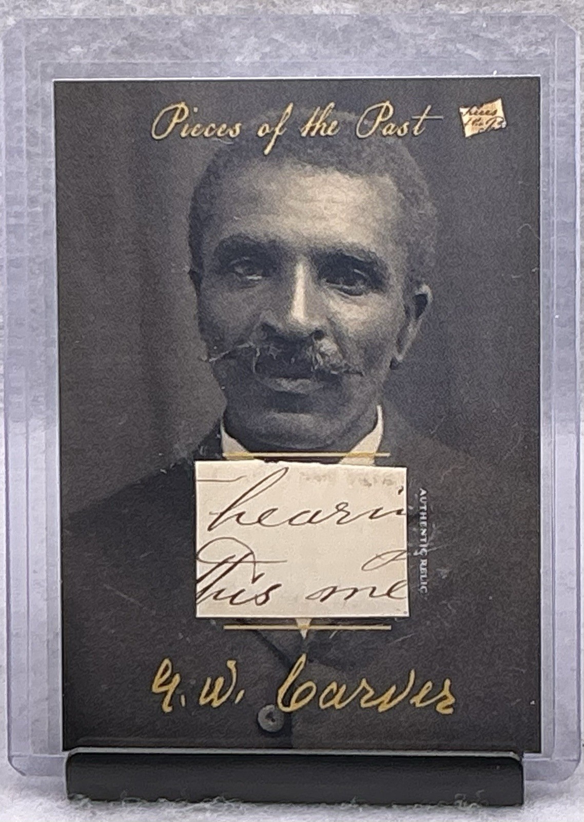 2023 The Bar Pieces Of The Past George Washington Carver Handwritten Relic