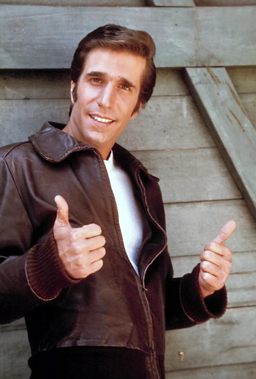 Henry Winkler Fonz Fonzie Happy Days High Quality Metal Fridge Magnet 2.7×4 8120