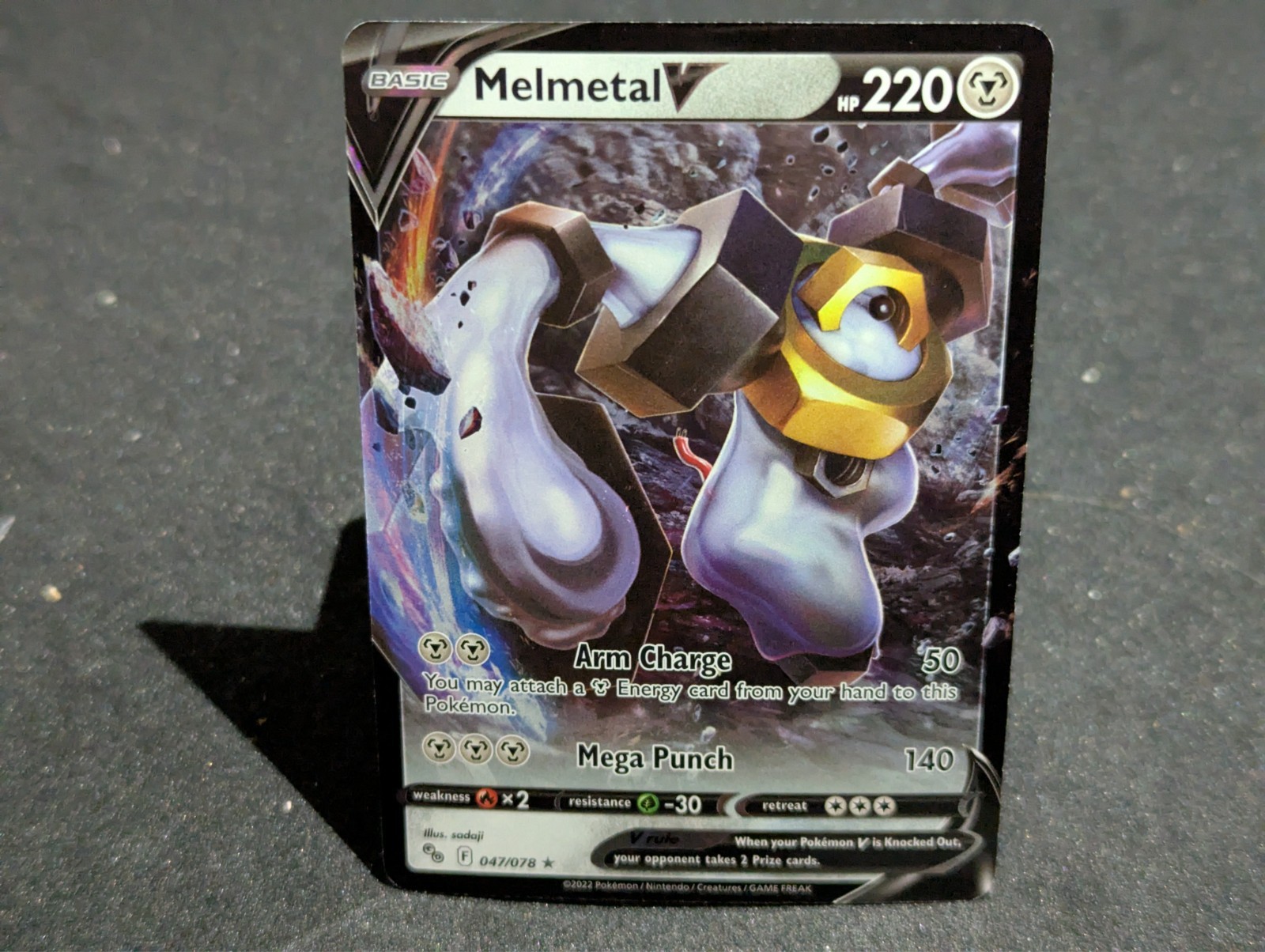 Melmetal V – 047/078 Pokemon GO Holo NM