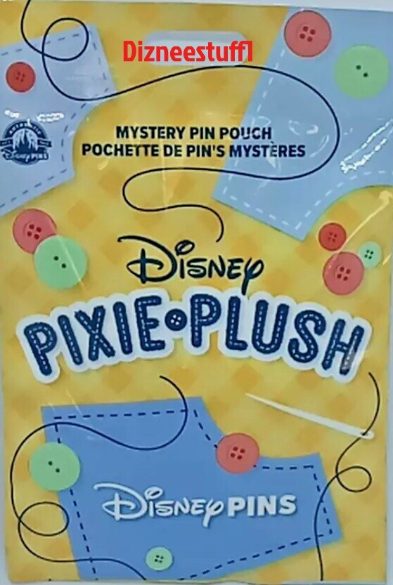 Disney Parks 2024 PIXIE PLUSH B Mystery Bag Side Kicks Sealed Set of 5