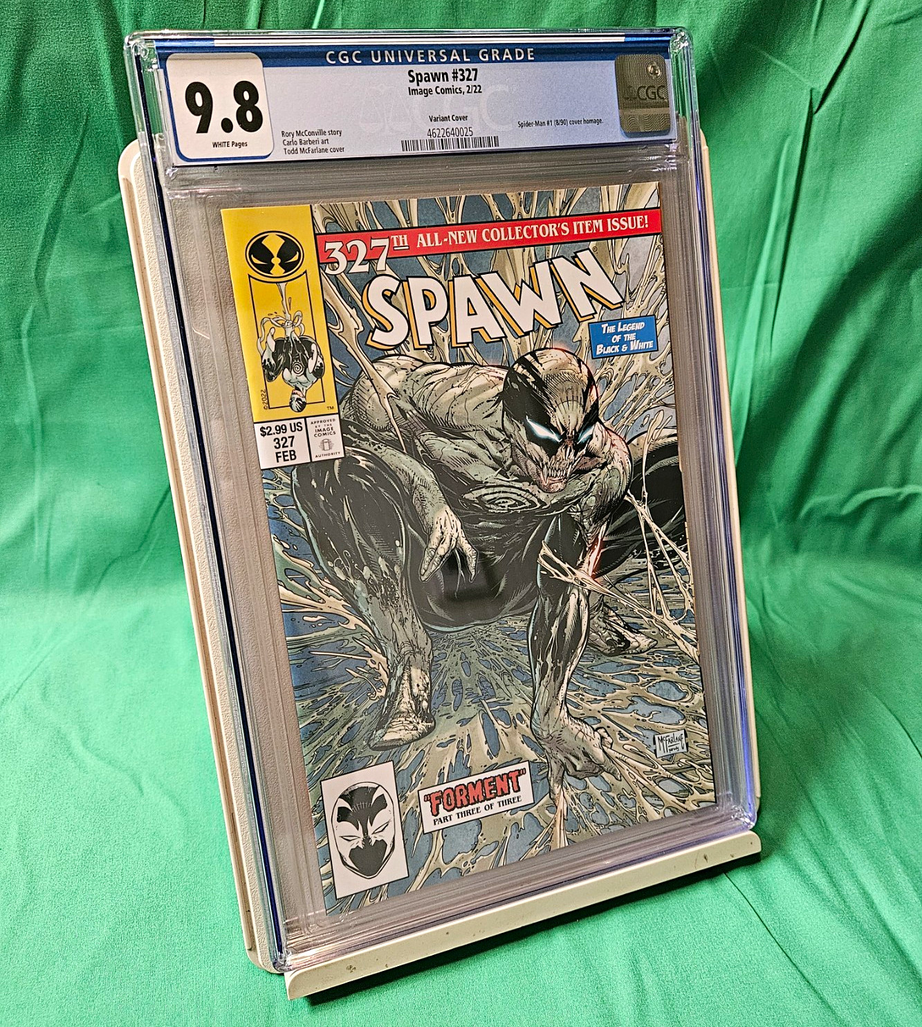 Spawn #327 CGC 9.8 Variant Cover Todd McFarlane Image Comics (2022)