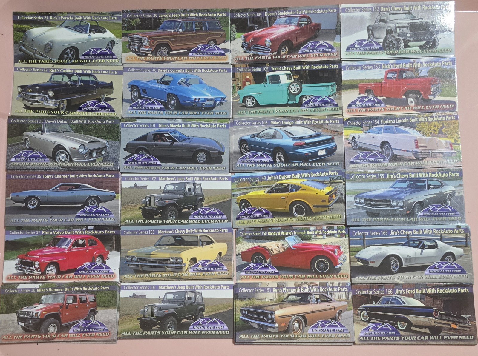 RockAuto Rock Auto Magnet Collector Series Fridge Magnets
