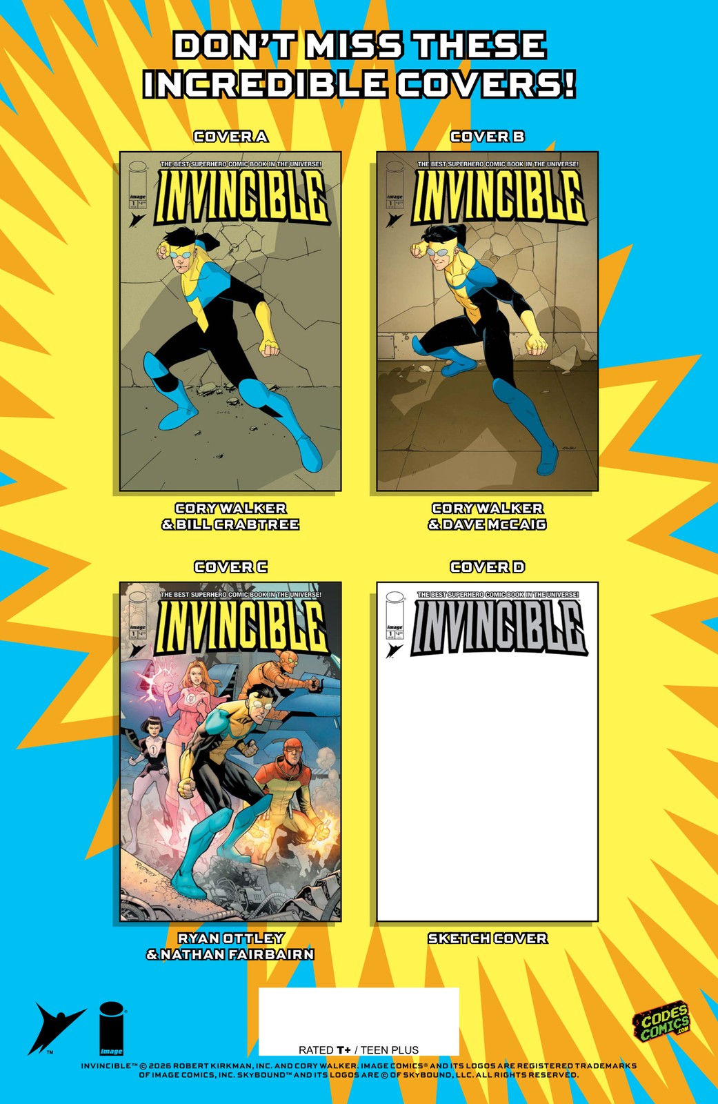 Invincible #1 Foil Edition Facsimile Reprint • Homare Exclusive Variant • NM