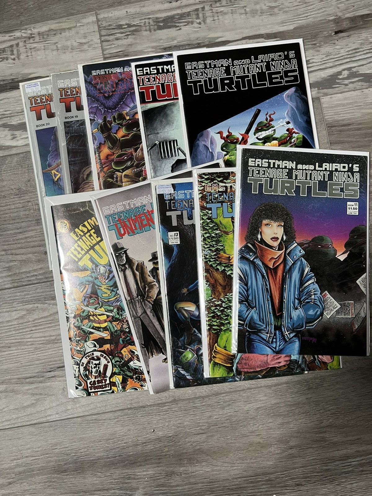 Teenage Mutant Ninja Turtles #11 – #20, Mirage, F – VF