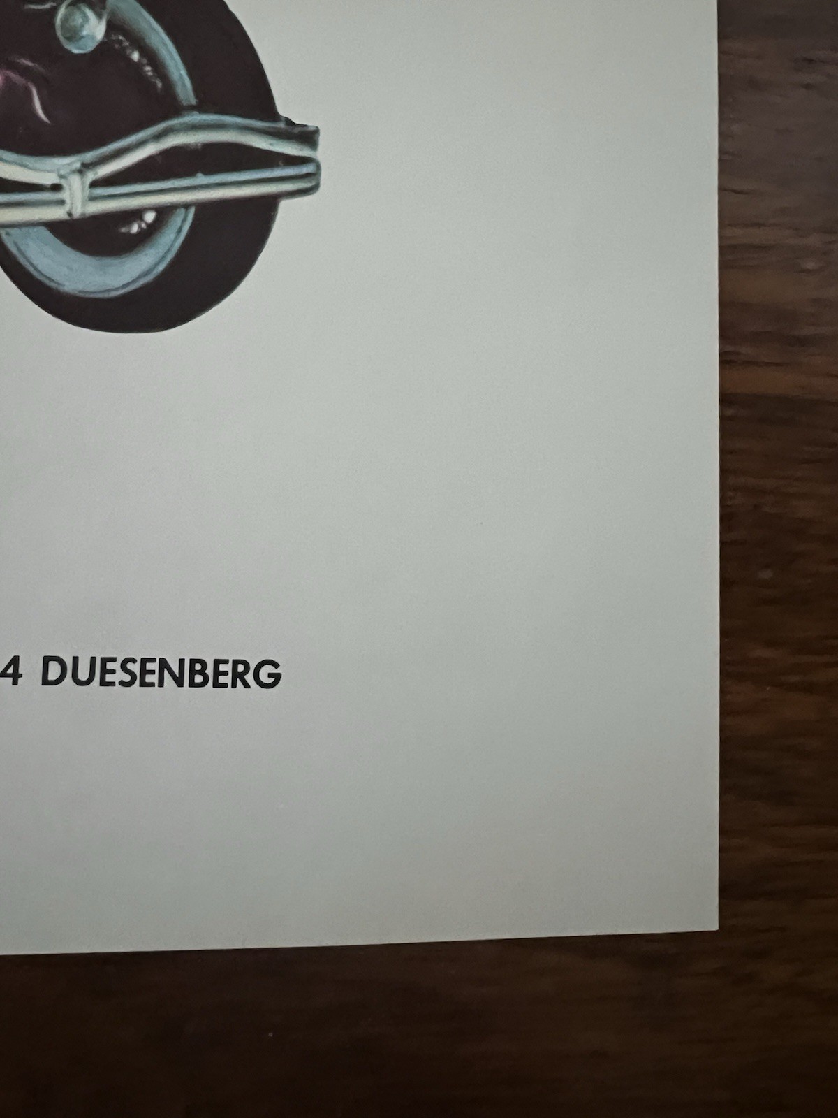 Classic Car Print Set – 1930 Packard, 1935 Auburn, 1937 Cord, 1934 Duesenberg