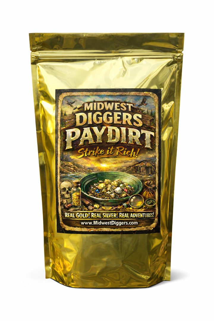 Gold Paydirt 3 OZ Alaska Gold Paydirt Bags Guaranteed Gold and Silver