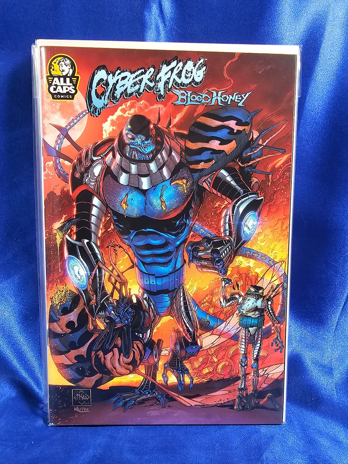 Cyberfrog BloodHoney #1 Salamandroid Variant All Caps Comics VF/NM 9.0