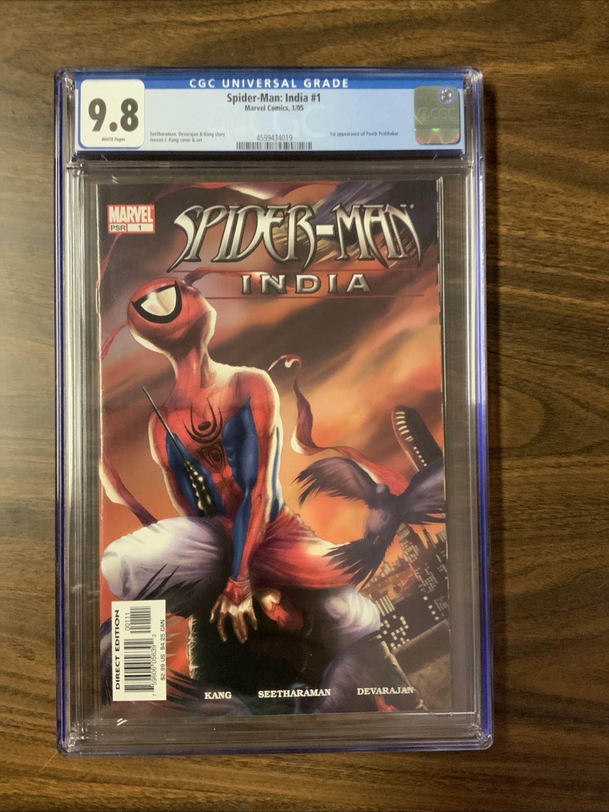 Spider-Man: India #1 🌟 CGC 9.8 🌟 1st App Pavitr Prabhakar! Marvel Comic 2005