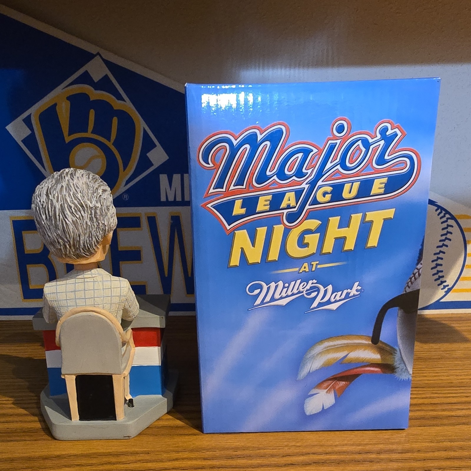 Bob Uecker Talking Harry Doyle Bobblehead Major League Movie Collectible