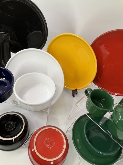 Waechtersbach Solid Colours Green Red White Yellow Blue Black Plates Bowls More