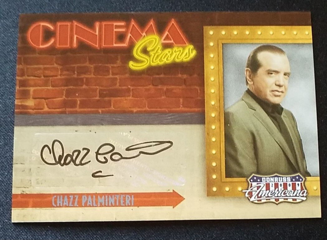 Chazz Palminteri 2009 Donruss Americana Cinema Stars Auto Autograph 22/25 Sonny