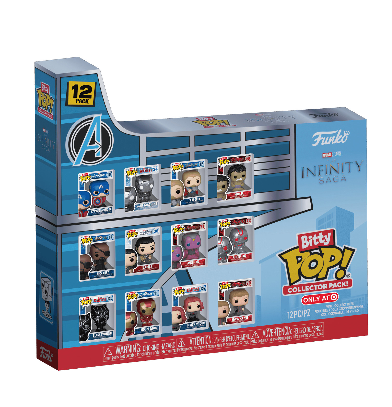 Funko Multiple: Marvel – Bitty Pop! Collector Pack Avengers The Infinity Saga…