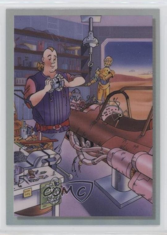 2022 Topps Chrome Star Wars Galaxy Retro Rewind In Jord’s Garage #V-6 0xn5