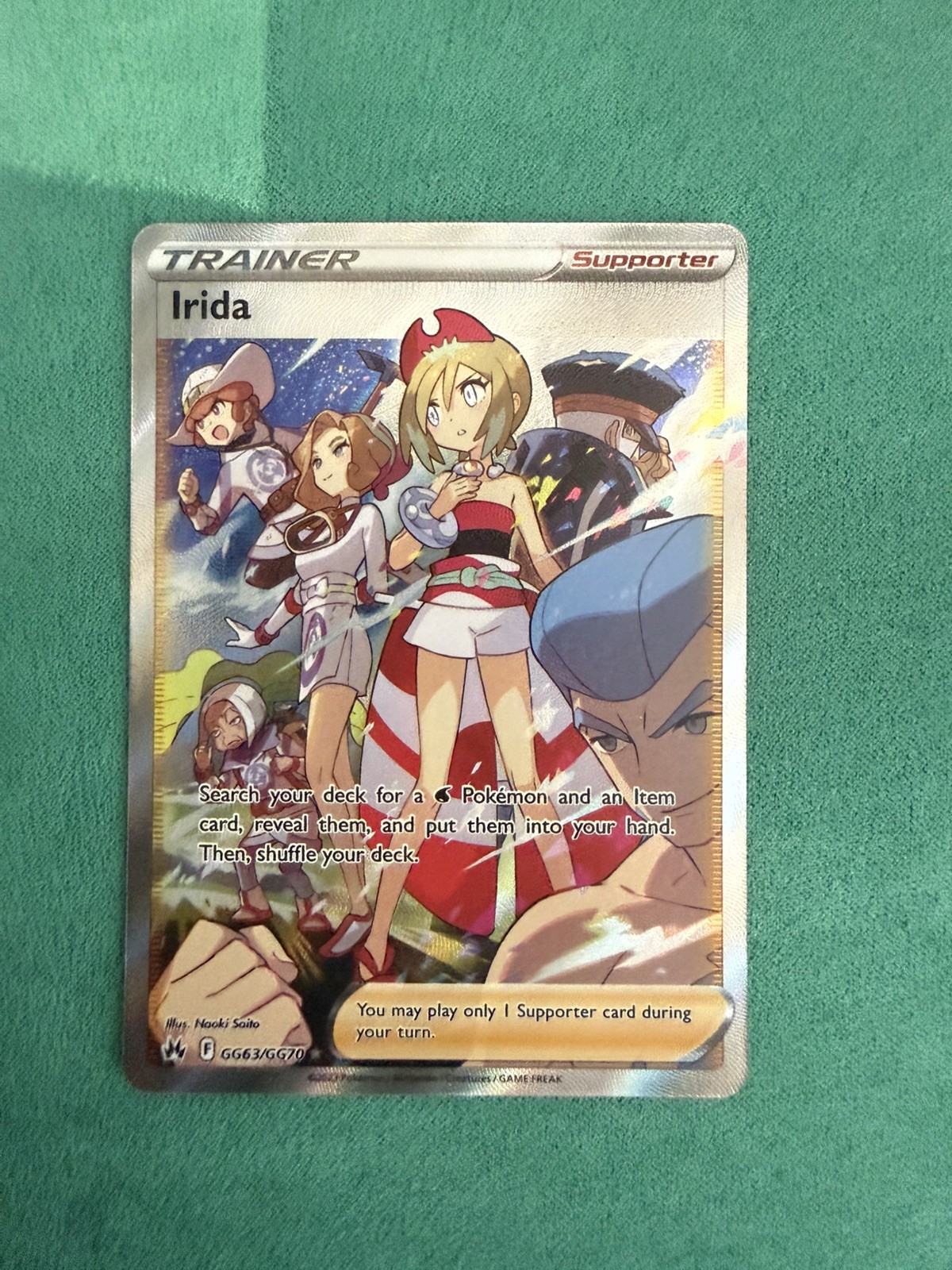 Irida GG63/GG70 Pokemon TCG Crown Zenith: Galarian Gallery NM