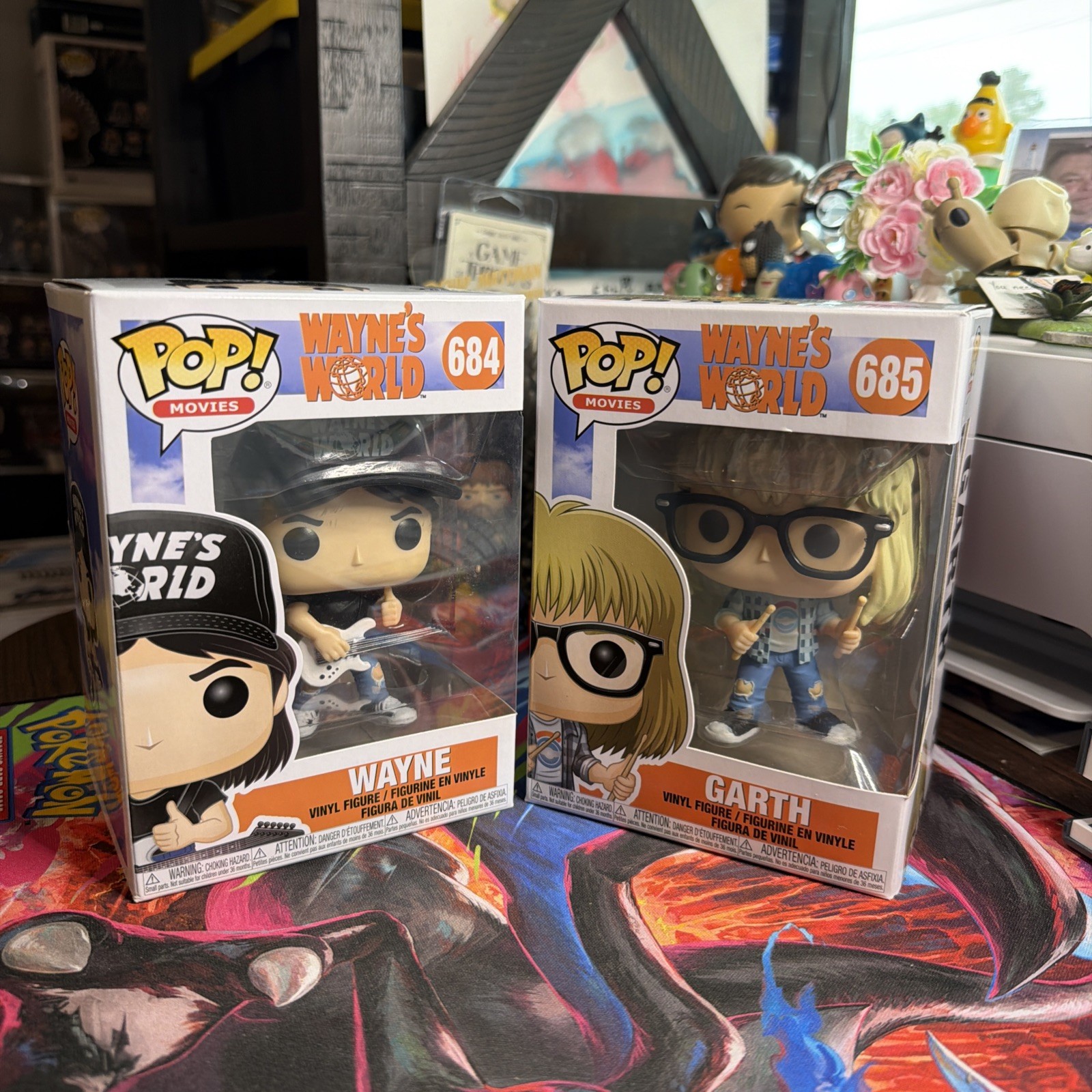 Funko Pop! Wayne’s World – Wayne(684) & Garth(685)- Vaulted NICE BOXES 🔥🔥