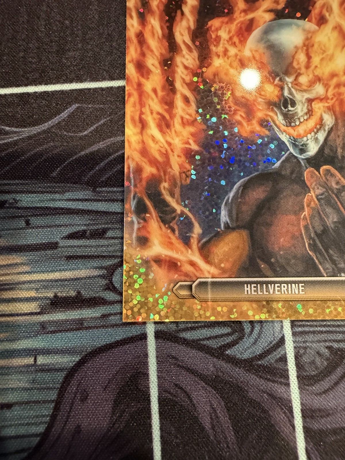 2026 Topps Chrome Marvel Fanfare Hellverine Gold Speckle Refractor /50 FF-19