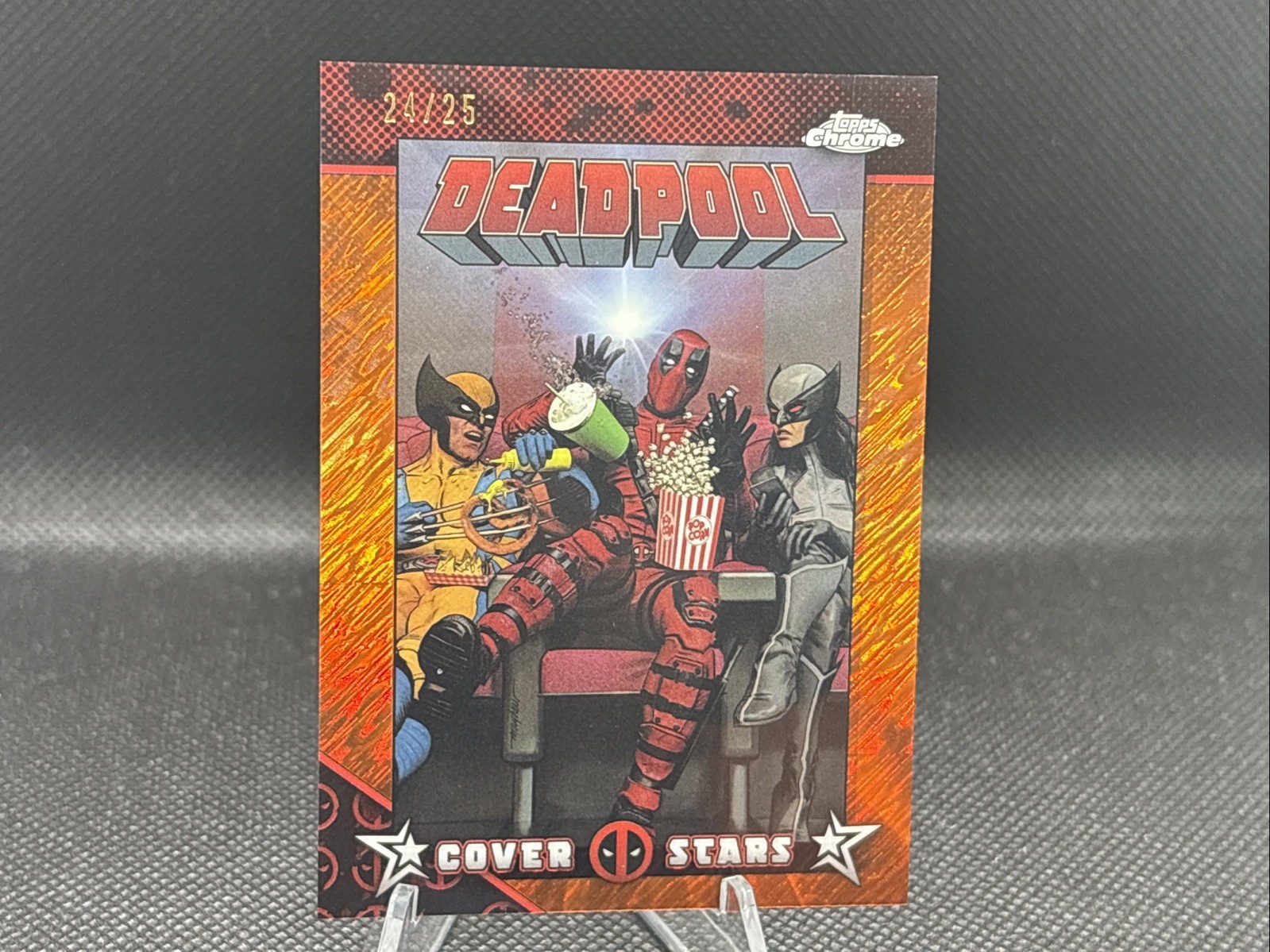 2025 Topps Chrome Deadpool Cover Stars #1 Serial Numbered Insert Marvel 24/25