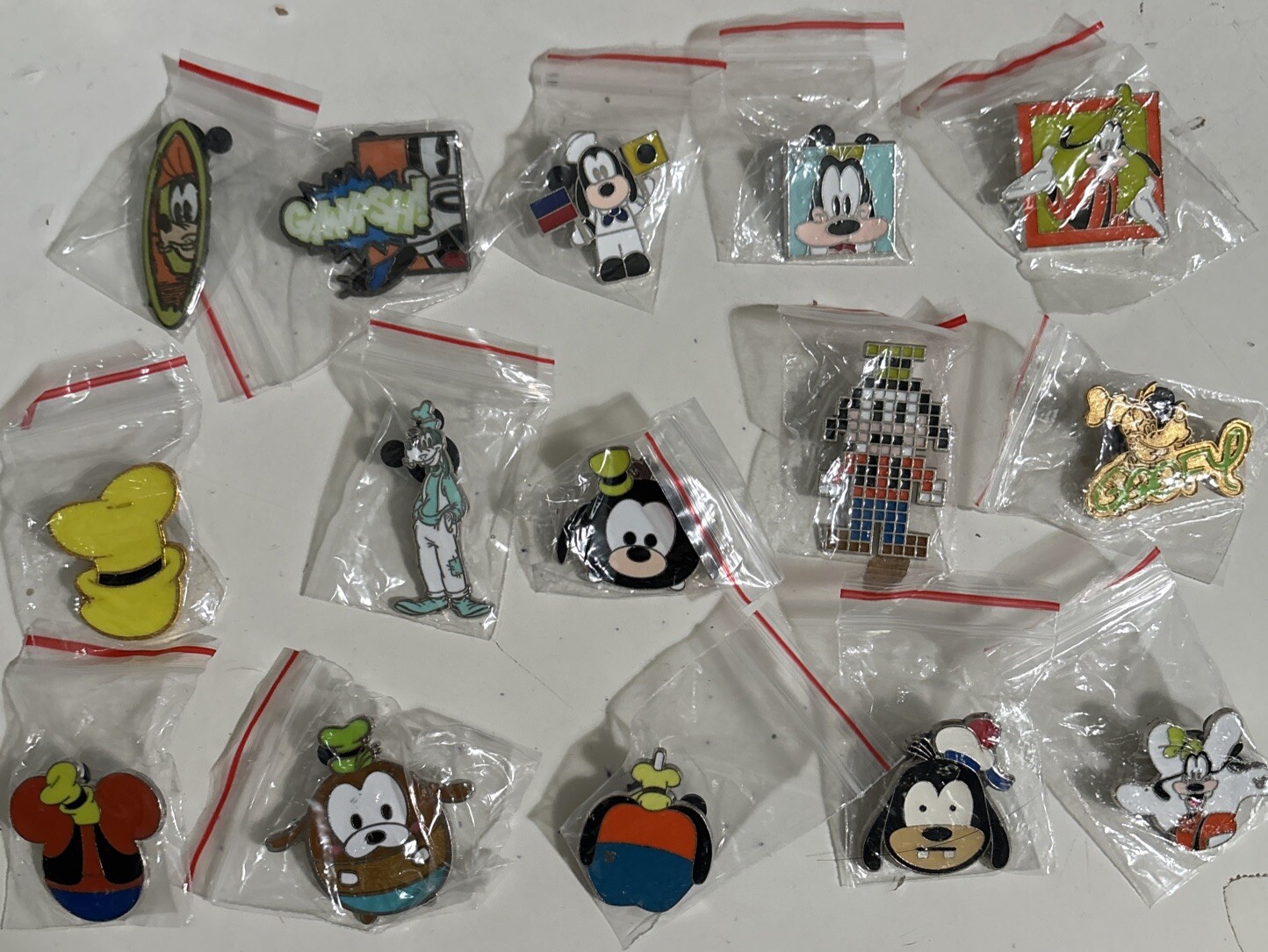 Disney Goofy Only Pins lot of 15