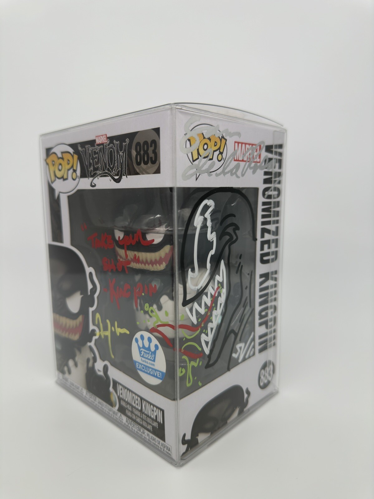Funko POP Marvel Venomized Kingpin #833 Vincent D’Onofrio Signed Sam De La Rosa