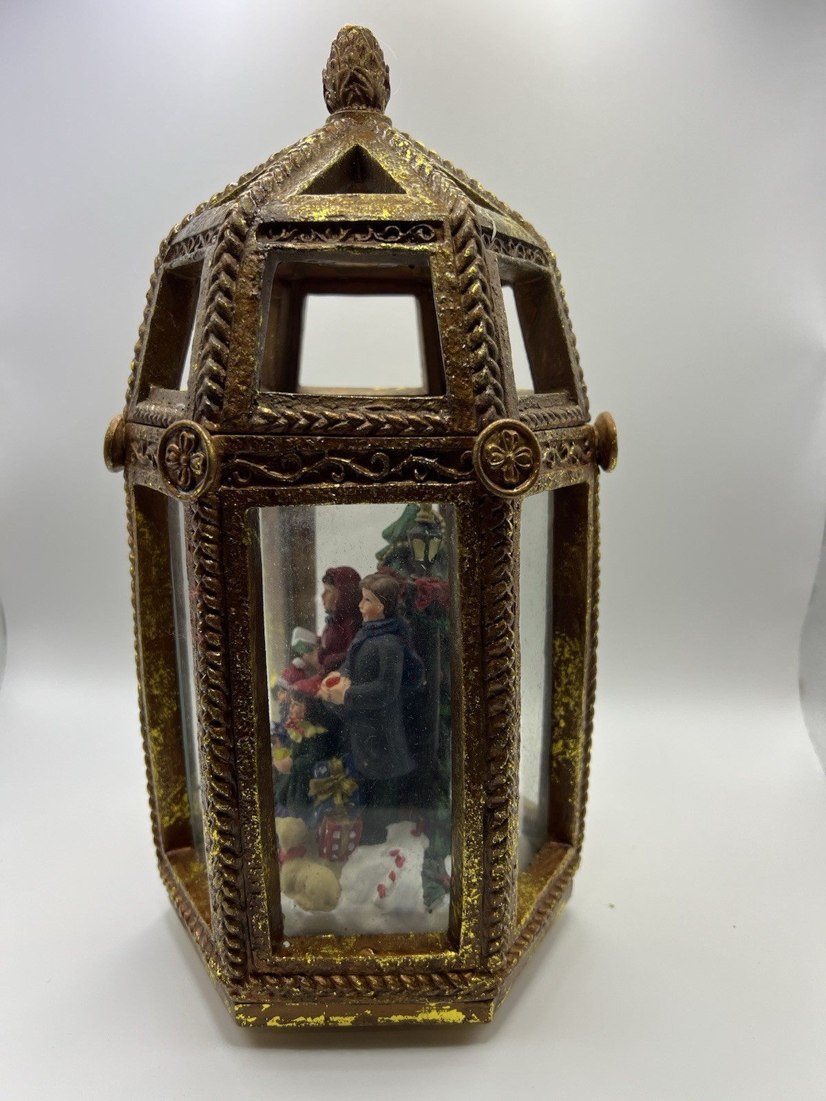 Elements Caroler Gazebo Lantern Lighted Musical. Tested. Works. READ!