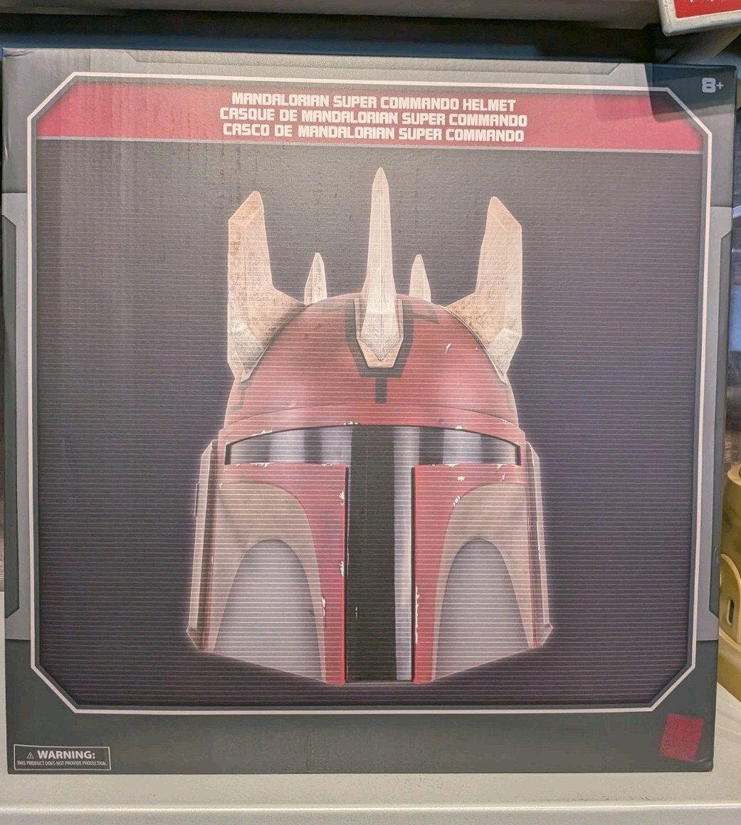 Disney Star Wars Galactic Archive The Mandalorian Super Commando Helmet New 2026