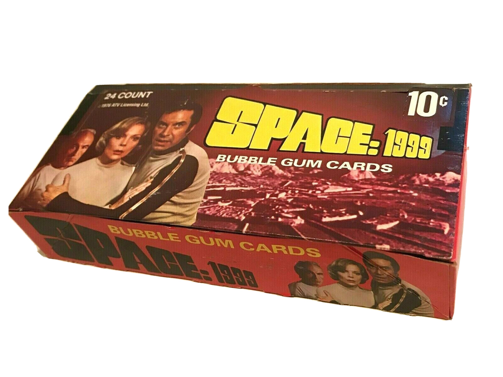 1976 Donruss Space 1999 original Bubble Gum Box and 20 wrappers