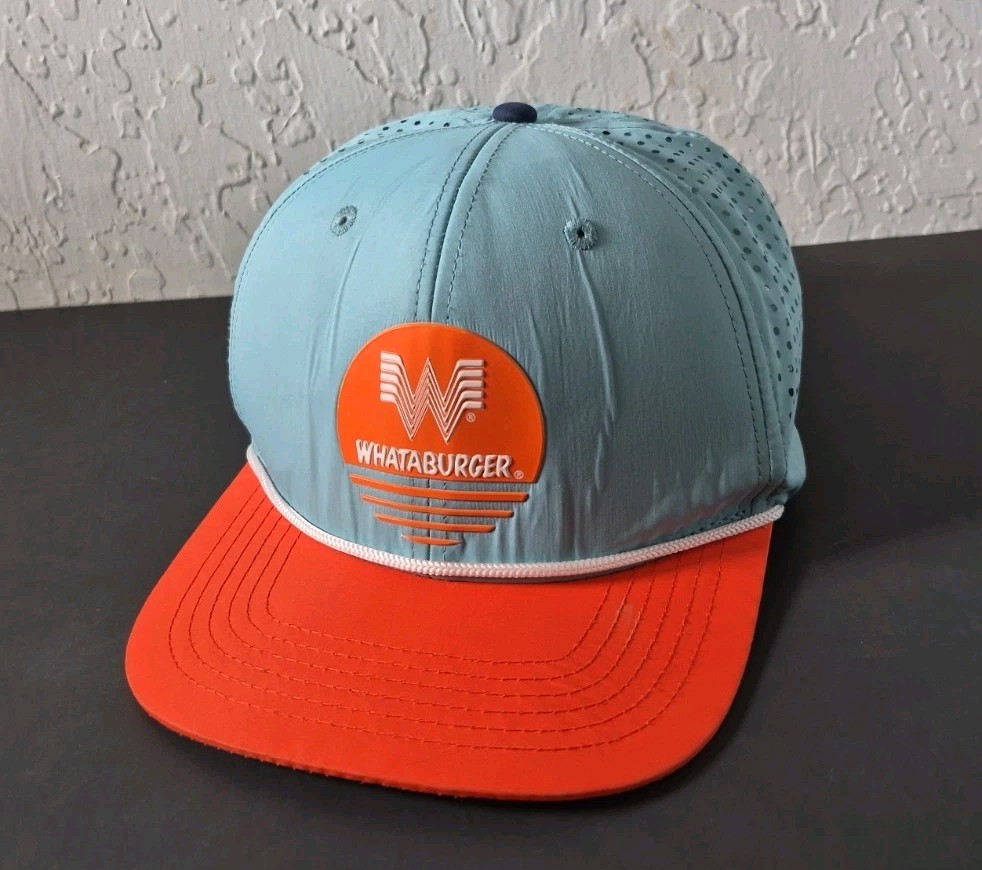 Whataburger Snap Back Hat Cap Limited Edition Staunch Collection Fast Food