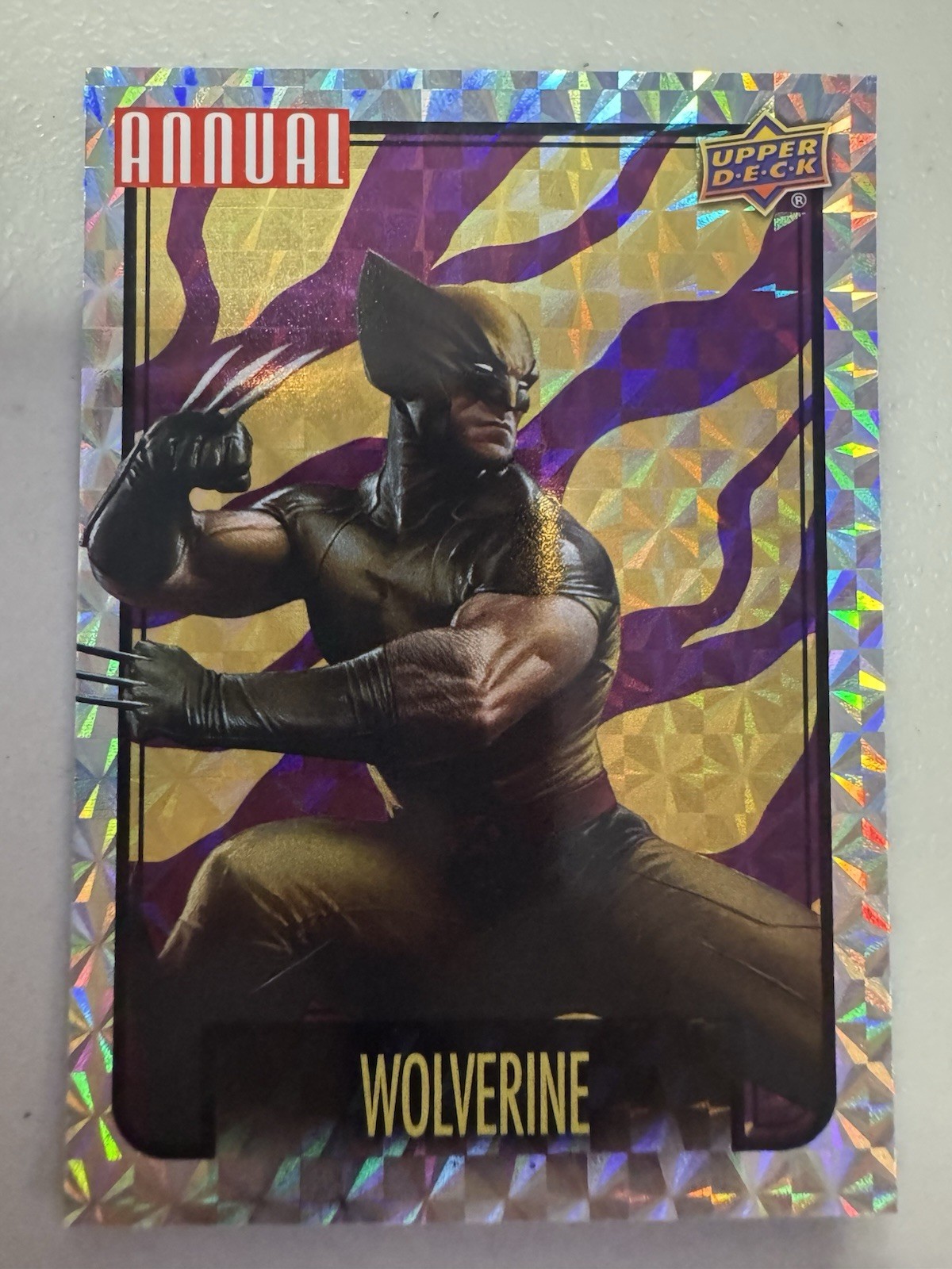 Wolverine 2022-23 Upper Deck Marvel Annual Backscatters Gold #B15